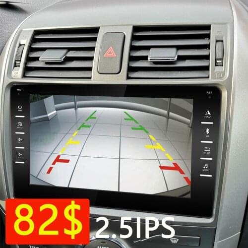 Android dvd 9.0 2Din Car Radio Multimedia Video Players For Toyota Corolla E140/150 2007 2008 2009 2010 2011 2012 - 2016