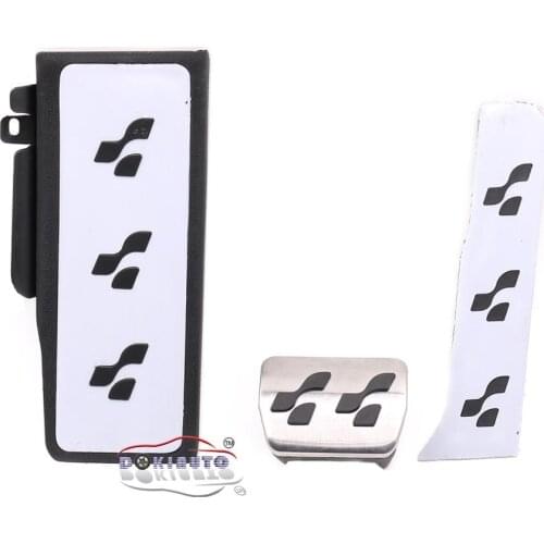 Stainless Steel Automatic AT Pedal For VW Passat B6 CC R36 B7 Sharan