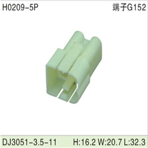 Free shipping 500pcs DJ3051-3.5-11 5Pin 3.5mm AMP Car Electrical Wire Connectors for VW,BMW,Audi,Toyota,NISSAN AND other