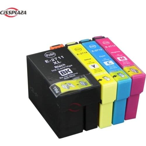 CISSPLAZA 27XL T2711 ink cartridge compatible For Epson WF7110 WF7610 WF7620 WF3620 WF3640 WF7715 WF7710 WF7210 printer