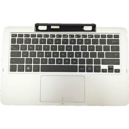 Laptop Keyboard Upper Case Cover PalmRest For ASUS Transformer Book T200 T200TA T200TAF Colour Silver US United States Edition