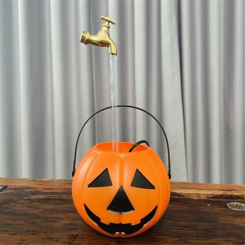 Halloween Invisible Faucet Floating Faucet Water Fountain Kits Invisible Flowing Spout Watering Can Flowing Watering Fountain