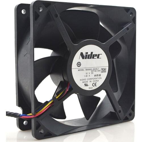 Original FOR NIDEC 835502-35DEL7 12V 1.4A 12CM 12038 Violent Heat Dissipating Fan