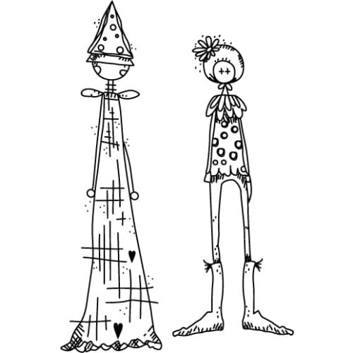 Girl Transparent Clear Stamps for DIY Scrapbooking/Card Making/Kids Christmas Fun Decoration Supplies