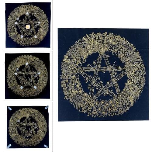 Tarot Cards Tablecloth Oracle Guidance Divination Fate Deck Board Games Family Playing Card Game Witchcraft Supplies