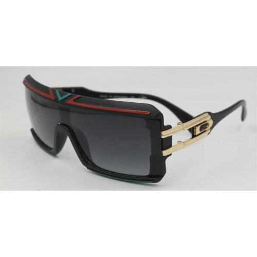 Zowensyh Luxury brand design Oversized frame leather Square women sunglasses men Hip hop high quality male Female 649