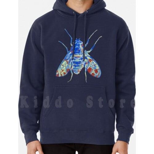 Tiger Bee Fly Hoodie Long Sleeve Tiger Bee Fly Tiger Bee Bee Fly Insect Bug Insects Bugs Flying Insect