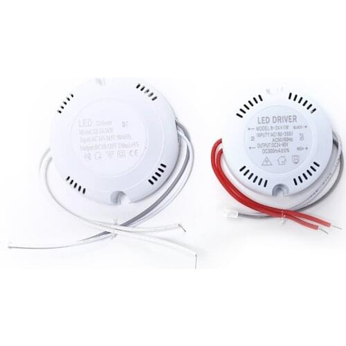 1 Pcs 24W 36w 220v Round Driver LED Driver ceiling Driver Lighting Transform For LED Downlights lights
