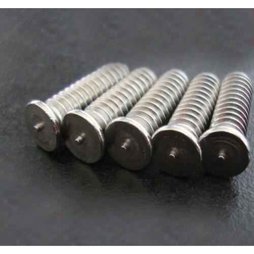 3pcs M8 Stainless steel home improvement machinery 304 welding screw welding point screws 35~60mm length