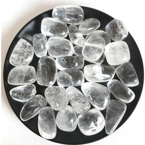 50g natural white rock quartz tumbled stones crystals minerals
