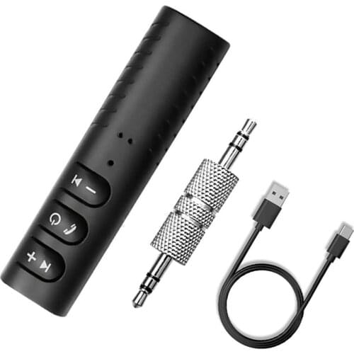 Wireless Receiver 3.5 Mm Aux Audio Stereo Music Hand-Free Vehicle Adapter Hand-Free Vehicle Adapter