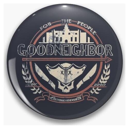 Goodneighbor 【Customizable】Soft Button Pin Lover Clothes Collar Hat Creative Fashion Gift Decor Jewelry Women Metal Cute Badge