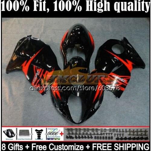 Injection For SUZUKI GSXR1300 Hayabusa 1996 1997 1998 1999 2000 2001 20CL.85 GSXR-1300 CC 02 03 04 05 06 07 Fairing stock red