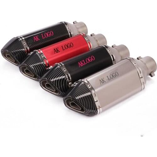 Motorcycle sports car exhaust pipe modification 5020C MT07 R6 DUKE390 CBR300 short hexagonal chimney