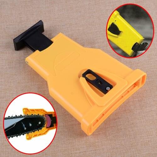 LETAOSK 3/8" Low File Chainsaw Teeth Sharpener Saw Chain Bar Grinding Tool for Woodworking 14-16 inch