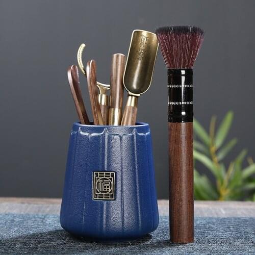 Tea Ceremony Six Gentlemen Set Kung Fu Ceramic Tea Set Accessories Tea Caddy Tea Holder Tea Craft Making Tea Tools Daquan