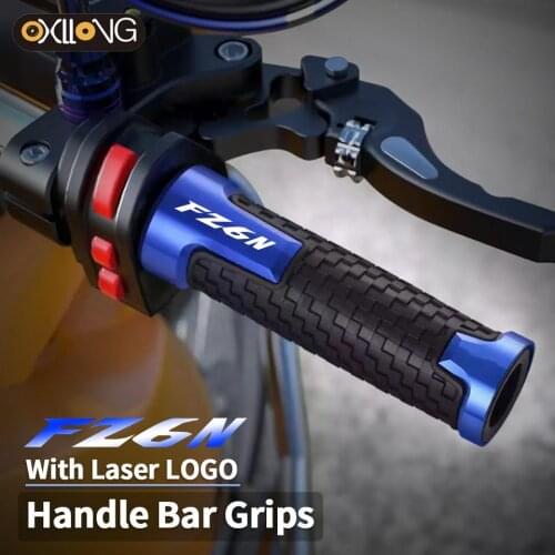 7/8'' 22mm Motorcycle Handle ends Grips Bar Hand Handlebar for YAMAHA FZ6 FAZER FZ6N FAZER600 2004 2005 2006 2007 2008 2009 2010