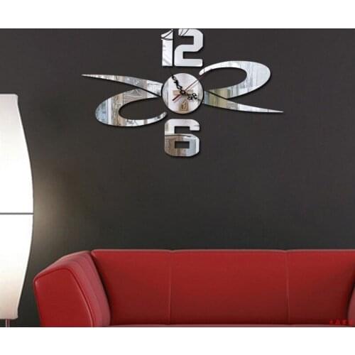 Wall Clock / decorative mirror acrylic wall stickers DIY table modern minimalist creative personality living room clocks Deals