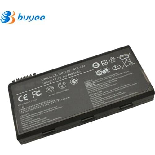 Laptop Battery For MSI L74 L75 A5000 A6000 CX500 CX500DX CX705X CX623 EX460 EX610 CX700 CX620 4400mAh BTY-L74 BTY-L75