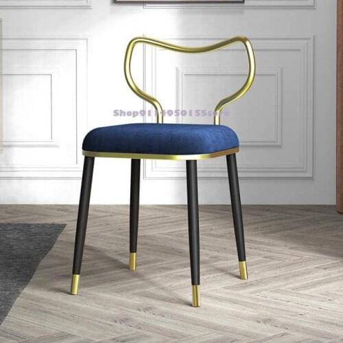 Original Nordic Light Luxury Makeup Stool Modern Minimalist Bedroom Dressing Stool Net Red Ins Backrest Dressing Table Chair