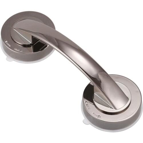 HOT-Vacuum Sucker Suction Cup Handrail Bathroom Super Grip Safety Grab Bar Handle for Glass Door Bathroom Elder