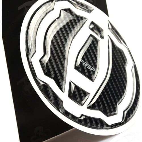 Durable Carbon Fiber Gas Cap Cover Pad Fuel Tank Sticker Decal Gas Cap Protector For Kawasaki Z650 Z900 Versys X300 Ninja650 650