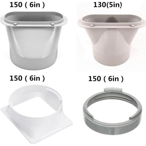 5" / 6" Exhaust Duct Hose Connector Ventilator Pipe Tube joint Coupler Window Adaptor Portable Air Conditioner Interface Parts