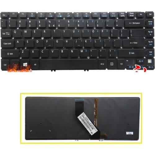 SSEA New Laptop US Keyboard For Acer Aspire V5-471 V5-471G V5-471PG V5-431 M5-481 Keyboard with Backlit