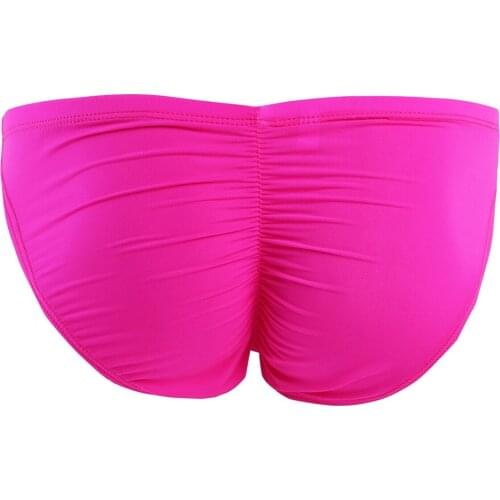 * Item Description:Men Ice Silk Briefs Bikini Underwear Stretch Panties Ruched Back Thong Lingerie Included