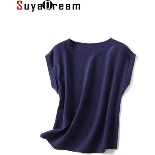 Женские летние футболки SuyaDream China At AliExpress