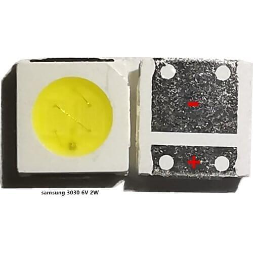 1000pcs samsung Lextar AOT LED Backlight High Power LED 2W 3030 6V-6.8v Cool white 230LM TV Application 3030 smd led diode