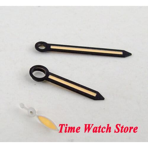 Luminous Parnis Black orange color watch hand fit for 6497 6498 ST36 serial hand winding movement H101