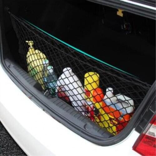 Car Rear Trunk Net Nylon Universal Rear Trunck Organizer Storage Pocket Truck Luggage Holder SUV Truck Organizer Storage Pocket