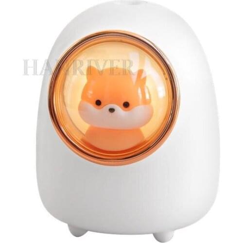 350ML Air Humidifier Cute Cat Ultra-Silent USB Aroma Essential Oil Diffuser Office Car Humidificador Air Purifier Mist Maker