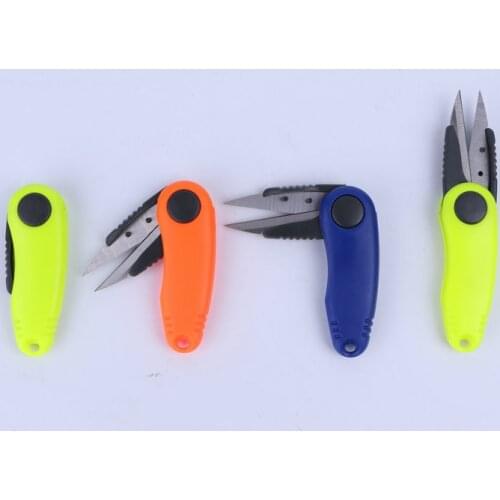 High quality stainless steel Stainless Steel Scissor For Fishing Scissor Portable Fishing Plier Cut PE line Braid Line Lure