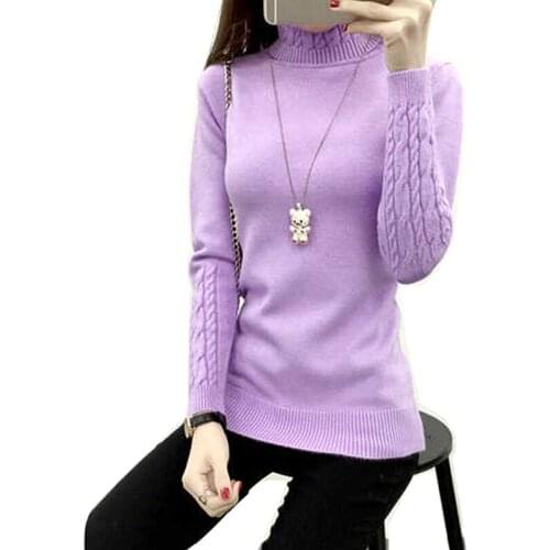 High quality women Thick Sweater new Autumn Winter Cashmere Knitted Women Sweater And Pullover Female Jersey Pull Warm Sweaters