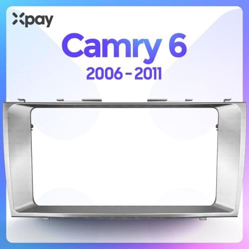 XPAY 9-inch 2din car radio dashboard For Toyota camry 2006-2011 stereo panel for mounting car panel dual Din CD DVD frame