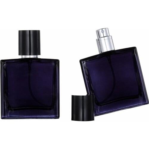 100Pcs 30ml 1OZ Portable Black Thick Refillable Clear Glass Spray Perfume Bottle Empty Mist Atomizer Bottle Makeup