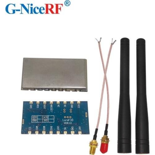 2pcs/lot Lora1278F30 1W 30dBm 6-8km Long Distance and High Sensitivity (-120 dBm) 433MHz Industrial Wireless RF Module