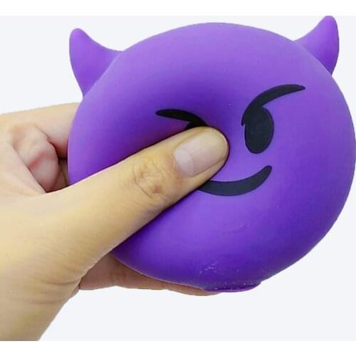 7cm Antistress Squishy Toy Kawaii Mochi Stress Reliever Squeeze Ball For Adults Kids Funny Gift Expression Emotion Soft Xmas