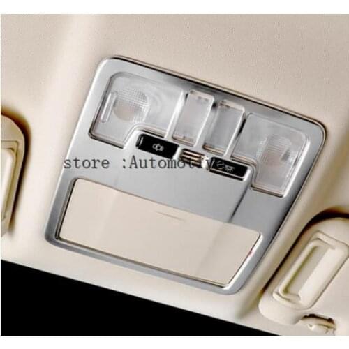 1 PCS Car NEW chrome Front reading lights decorative light box for TOYOTA HIGHLANDER parts accessories 2014 2015 2016 2017 2018
