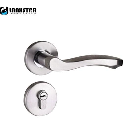 Noble Quality Split Engineering Lock Simple Design Door Handle Knob Wood-Door Stainless Steel Locks