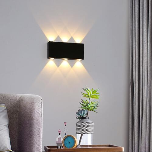 LED 2W/4W/6W/12W Indoor Decoration Wall Lamp Brushed Surface Bedroom Living Room Corridor Aisle Simple Personality LP24