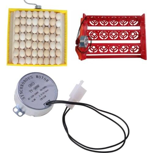 220V AC Chicken Egg Turner Motor Components For Farm Hatcher Incubator Brooder