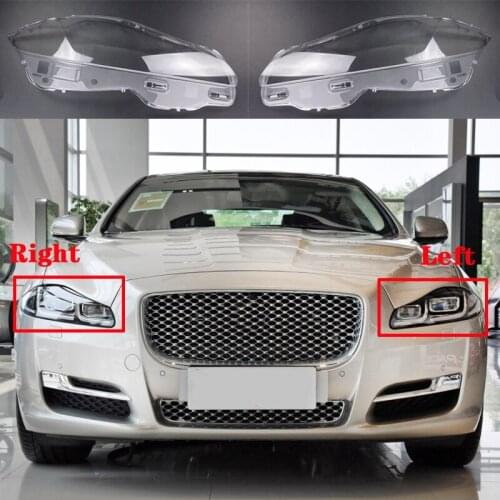 For Jaguar XJ / XJL 2010-2018 Car Front Headlight Cover Auto Headlamp Transparent Lampshade light glass Lens Shell