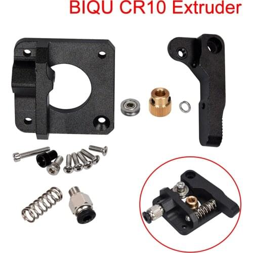 BIQU B1 CR10 Extruder Upgrade Aluminum Block Gear Bowden Exrtruder 1.75MM Filament MK8 3D Printer Parts For BIQU B1 Ender 3 V2