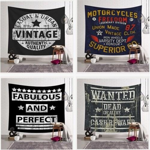 Punk style tapestry digital printed background cloth/wall blanket/beach towel home furnishing fabric