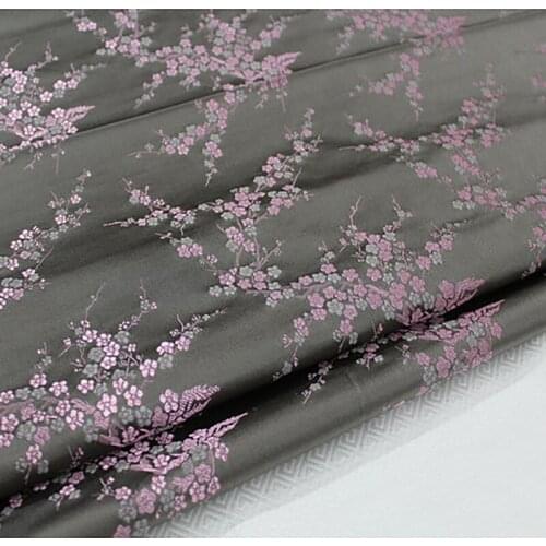 100cmx75cm European style High precision plum jacquard tapestry satin jacquard brocade fabric upholstery fabric for patchwork