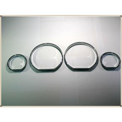 Chrome Speedometer Gauge Dial Rings Bezel Trim Chrome Tacho Rings for BMW E46 1999-2006