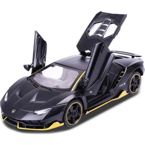 Lamborghini veneno Car Alloy Sports Car Model Diecast Sound Super Racing Lifting Tail Hot Car Wheel For Children